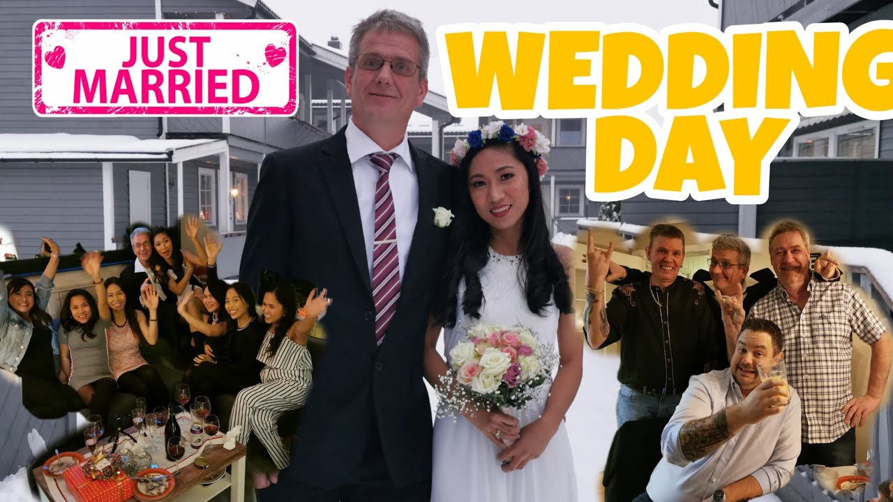 OUR FRIENDS WEDDING DAY IN NORWAY \ FILIPINA IN NORWAY \ FILIPINA AND NORWEGIAN COUPLE \ LDR NO MORE