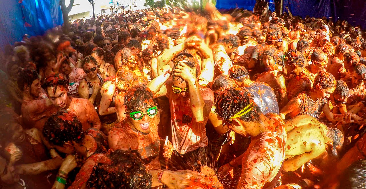 La Tomatina 2015: Buñol, Spain