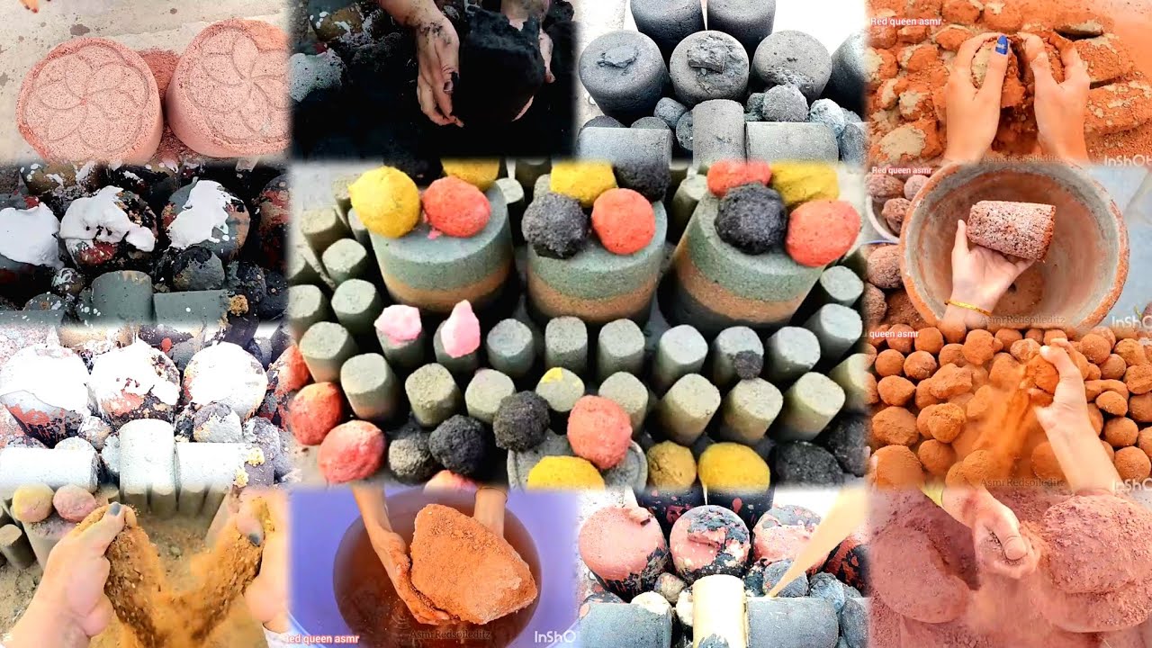 🫸Masterpiece crumbling of huge buckets chunks and balls satisfaction on max sleep aid no regret/ASMR