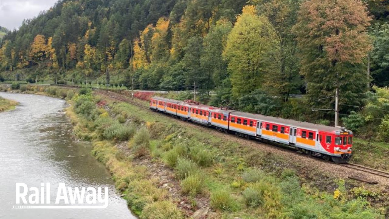 Treinreis vanaf Krakau door bergketens, bossen en rivieren in Polen 🇵🇱🌳 - Rail Away 🚞