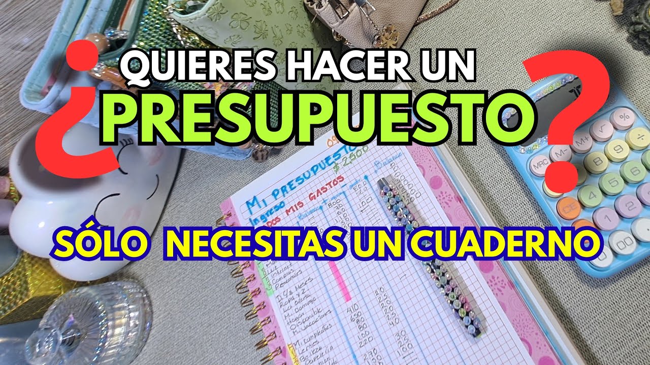 PRESUPUESTO FACIL Y SIMPLE SIENDO AMA DE CASA