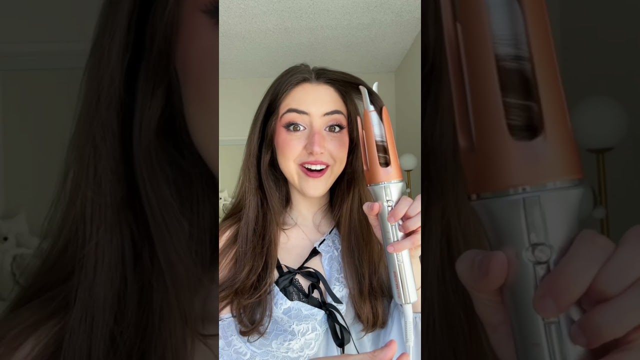 Trying a VERY scary looking hair tool.