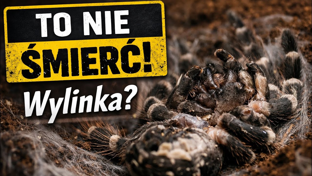 Jak rozpoznać, że ptasznik zbliża się do wylinki? (Nie panikuj!)