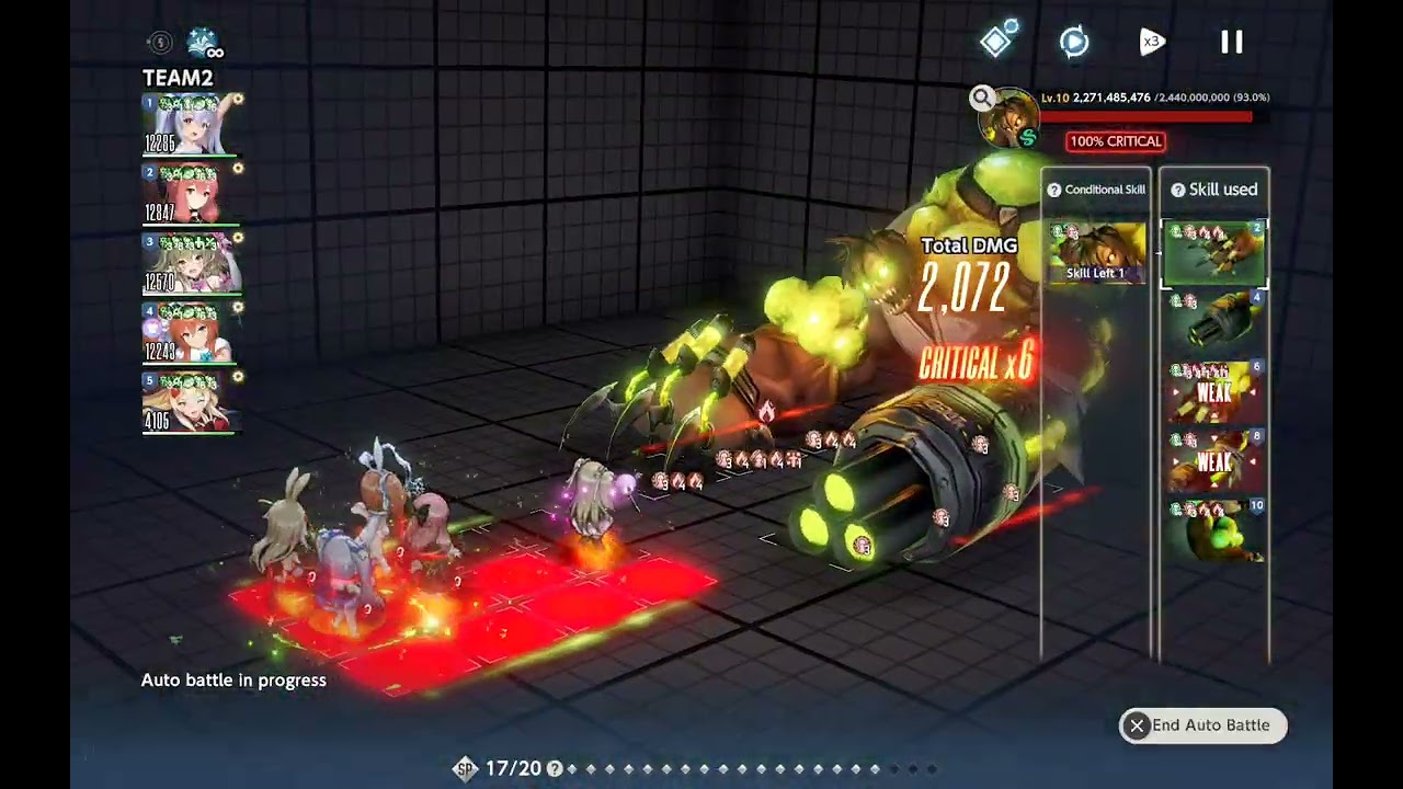 BrownDust2 2026 Feb Abomination(Wind) Lv10 0.82B Damage