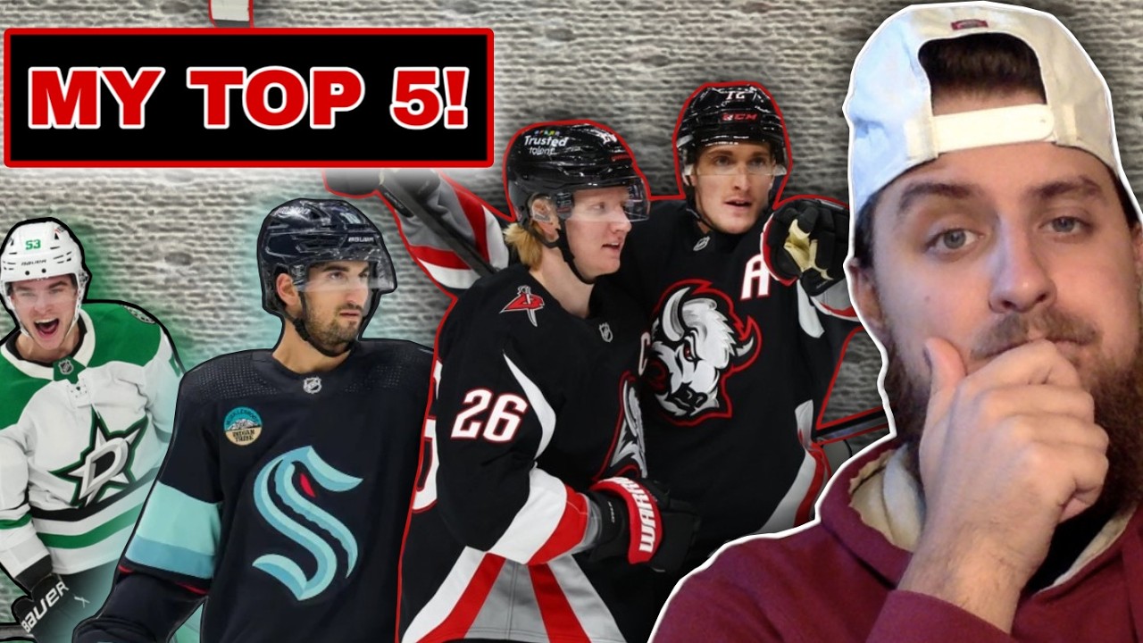 MY TOP 5 NHL JERSEY SETS!