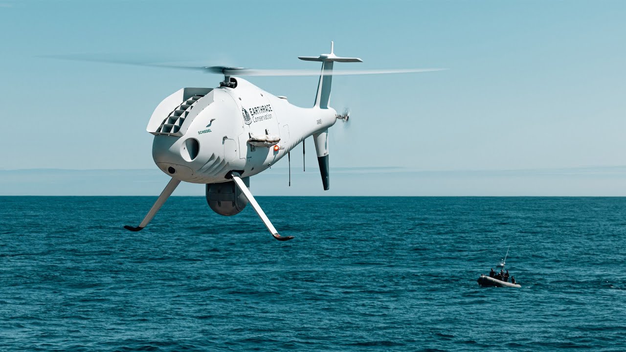 Schiebel CAMCOPTER® S-100 - NGO Earthrace Partnership