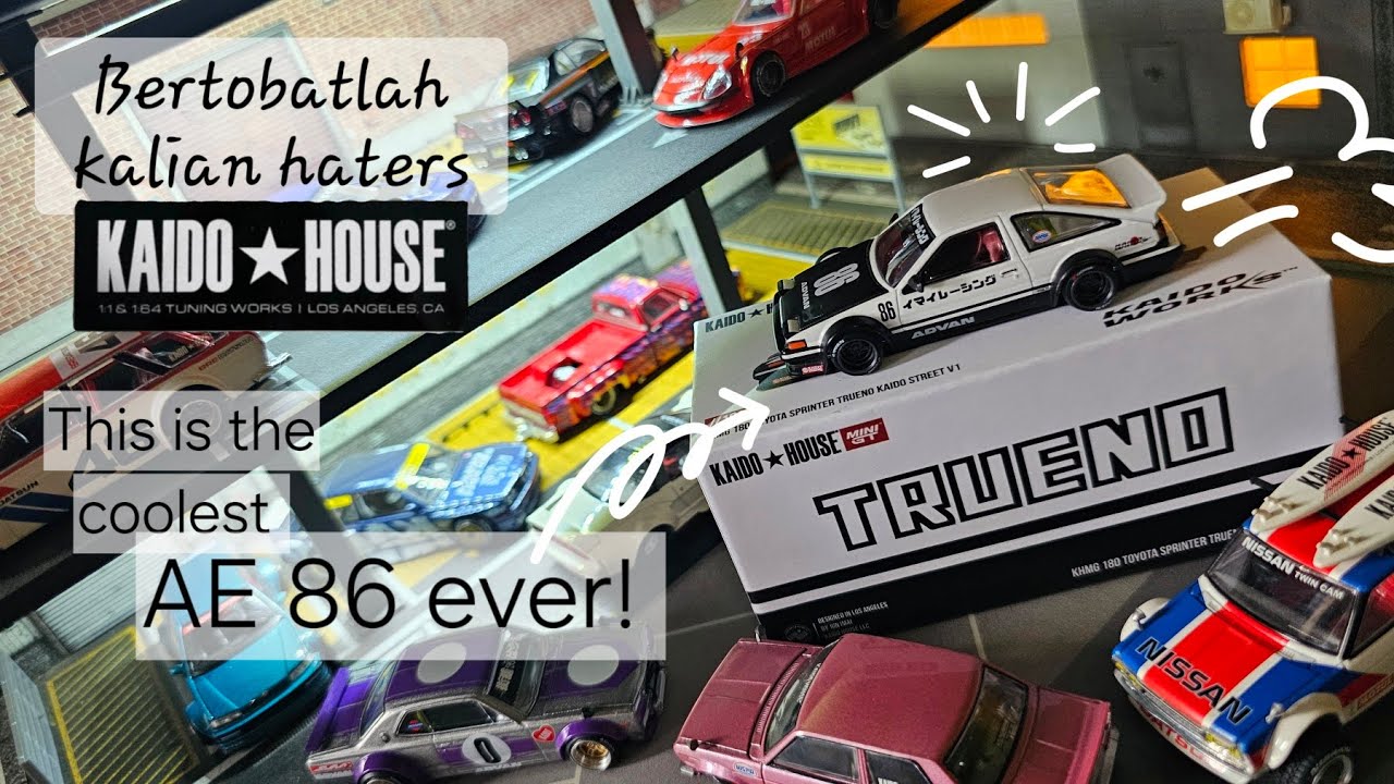 Bertobatlah Kalian Haters Kaido House! This is the coolest Trueno! 