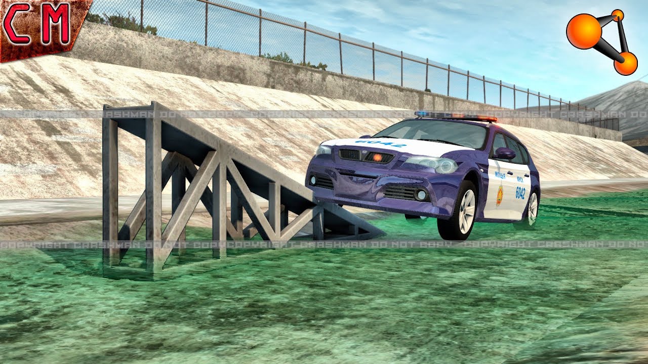Crazy Rollover (flip ramp) crashes BeamNG Drive