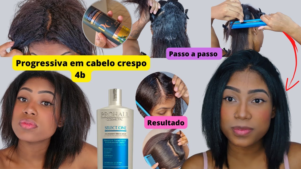Retoque da progressiva Select One da Prohall / passo a passo cabelo crespo 4b  ✨️