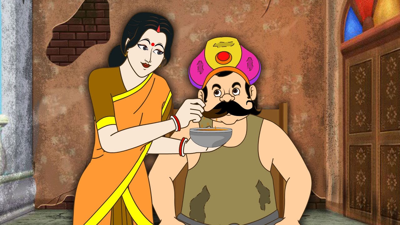 गरीब महाराज की शाही मूंछ | Hindi Animated Story |  New Hindi Kahani | Comedy Story | cartoon story