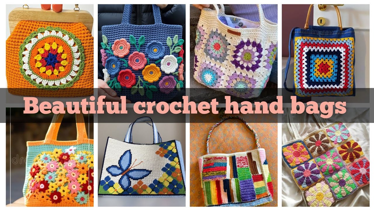 Beautiful Stunning Crochet Bags Designs for girls | Crochet purses