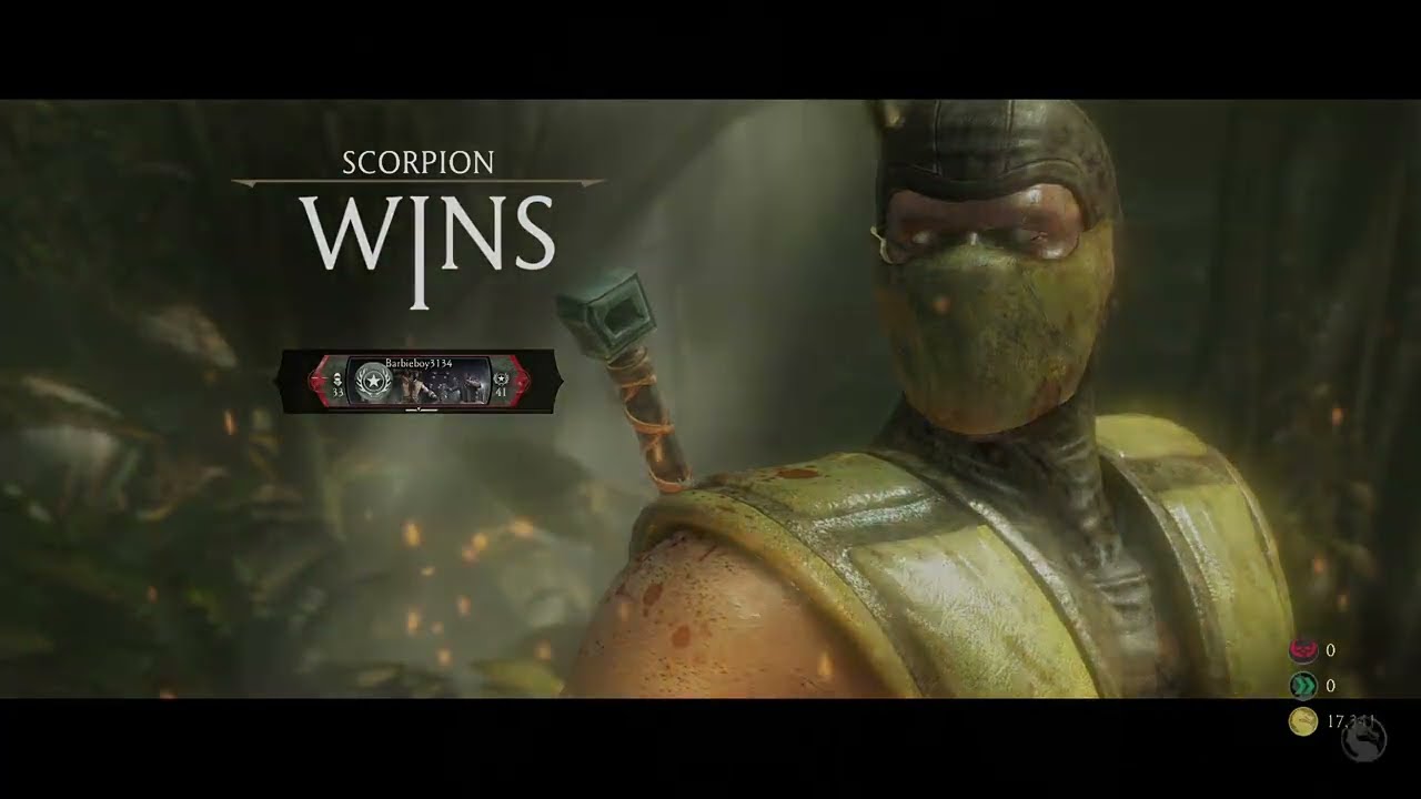 Mortal Kombat XL Klassic Tower Scorpion Gameplay Xbox One Version on Xbox Series X Part Two