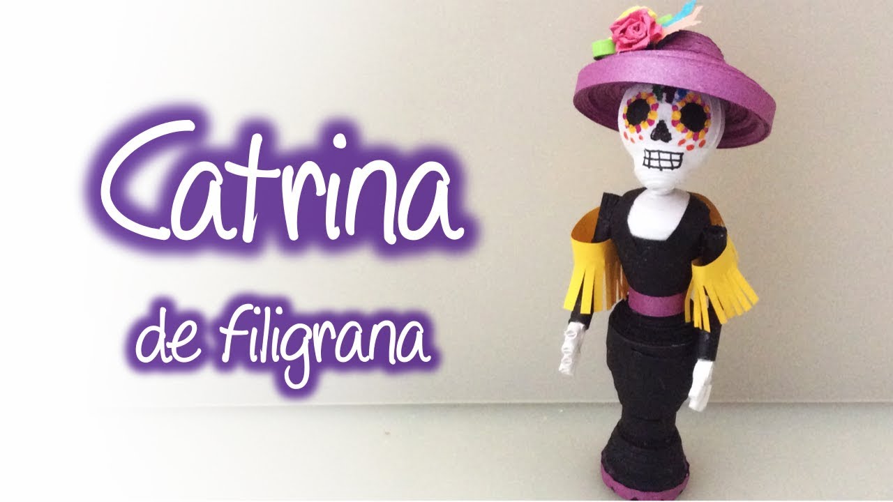 Catrina de filigrana, Catrina of quilling