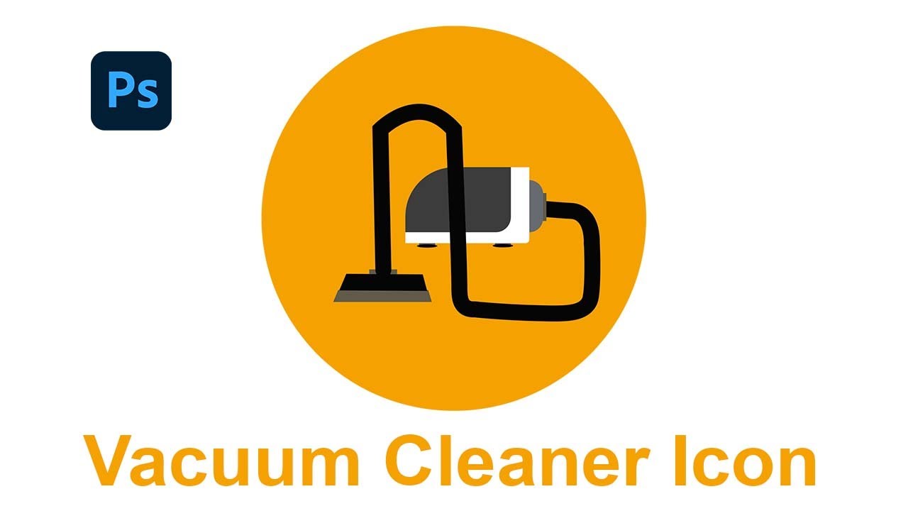 Vacuum Cleaner Icon | Photoshop Tutorial