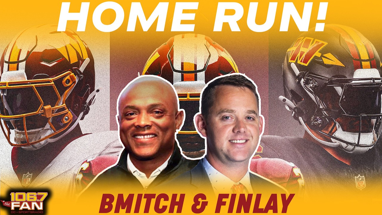 Commanders New Jerseys Are Perfect I BMitch & Finlay