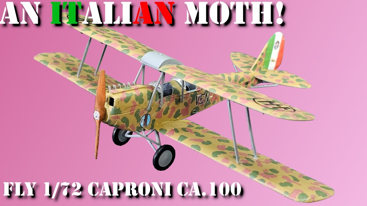 Итальянский de Havilland? Caproni Ca.100 от Fly в масштабе 1/72 | Полная сборка
