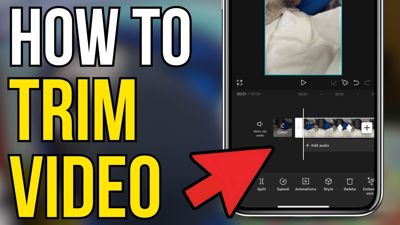 How To Trim Video in CapCut Mobile App! (2025)