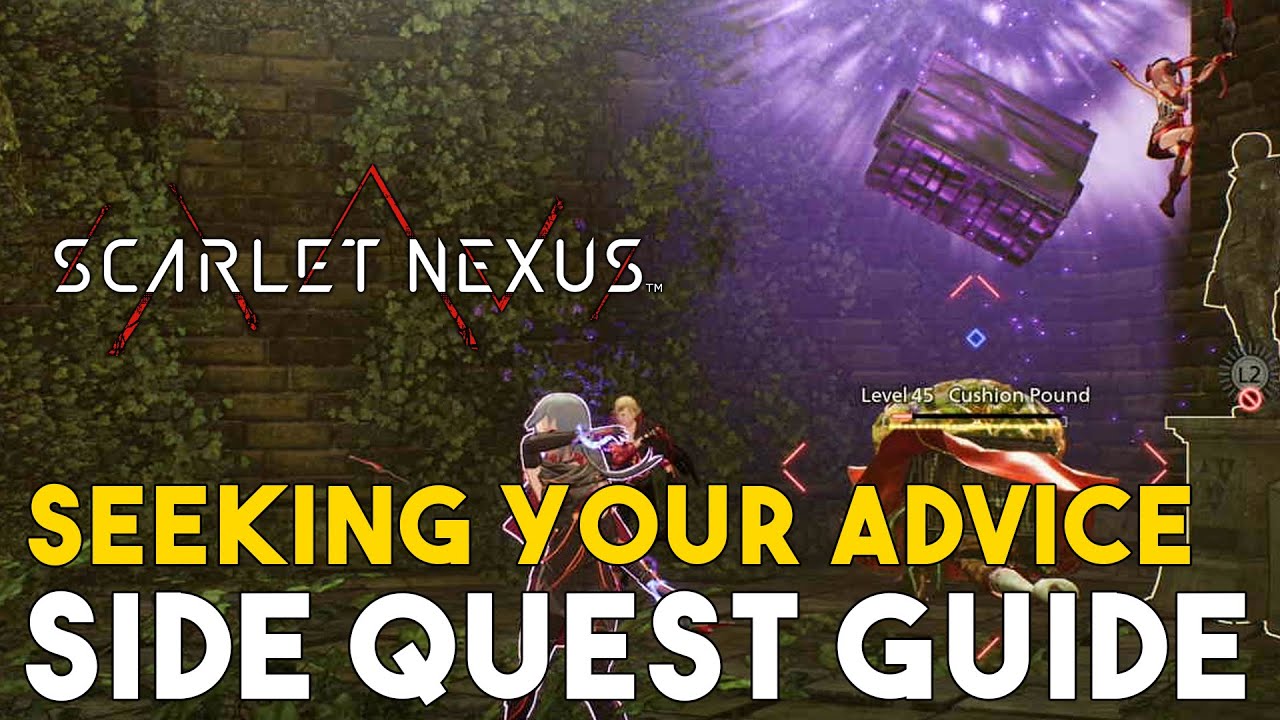 Scarlet Nexus Seeking Your Advice Side Quest Guide (How to do a Psychokinesis Finish)