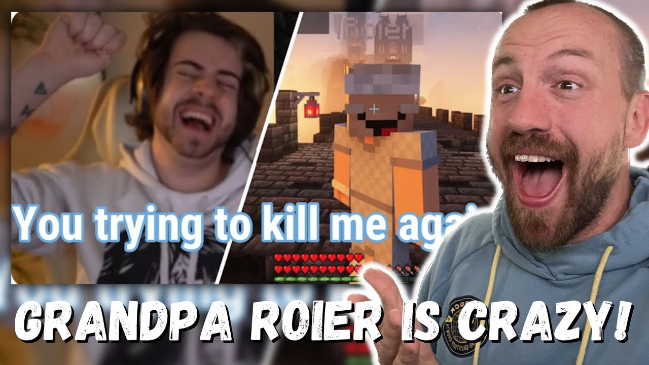 GRANDPA ROIER IS CRAZY! Cellbit meets grandpa roier after the wedding /w Jaiden (QSMP REACTION!)