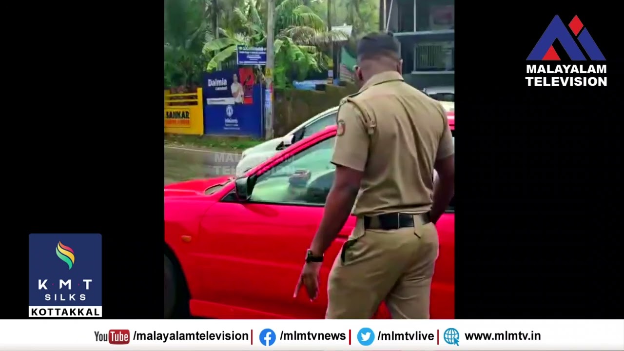 ബസ് കടത്തി വിടാതെ മുന്നിൽ മദ്യലഹരിയിൽ, കാറുമായി അരമണിക്കൂറിലേറെ അഭ്യാസം