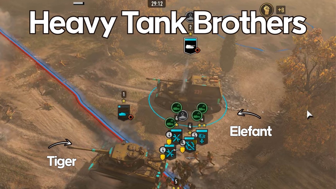 Heavy Tank Brothers - DAK 4v4 - Company of Heroes 3