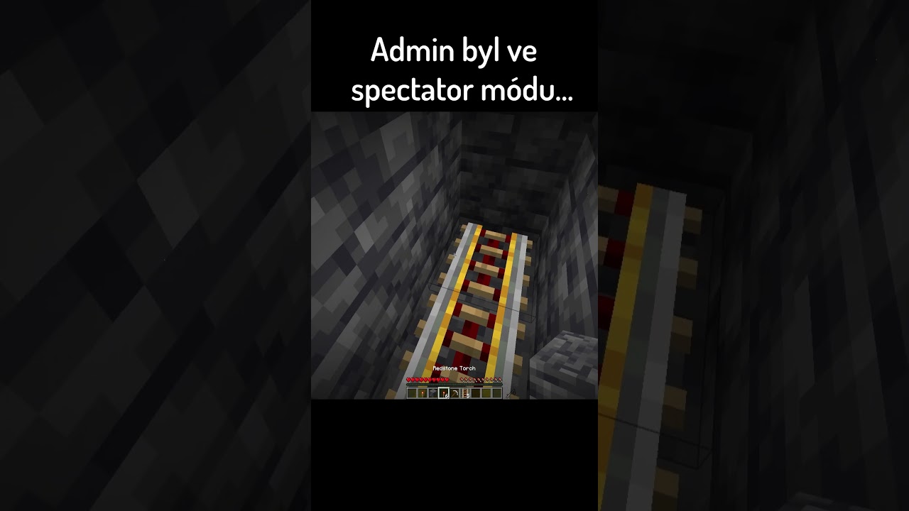 Admin byl ve spectator m&oacute;du&hellip; #minecraft #theboov