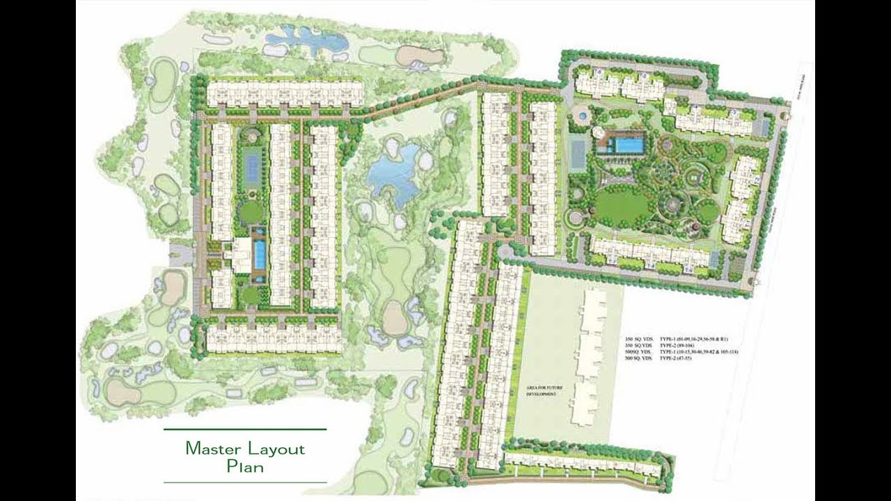 ATS Pristine Golf Villas, Master Site Plan, Sector 150, Noida
