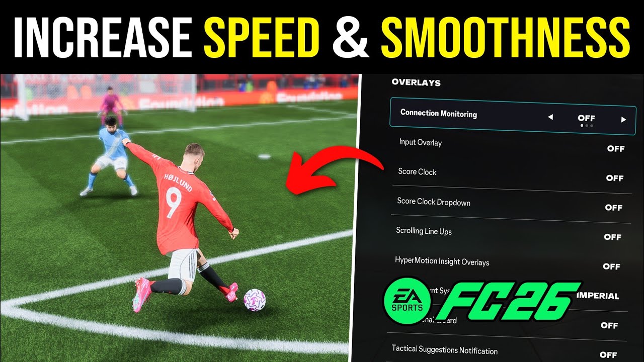 FC 26 - How to INCREASE Game Speed & Smoothness (ONLINE & OFFLINE)