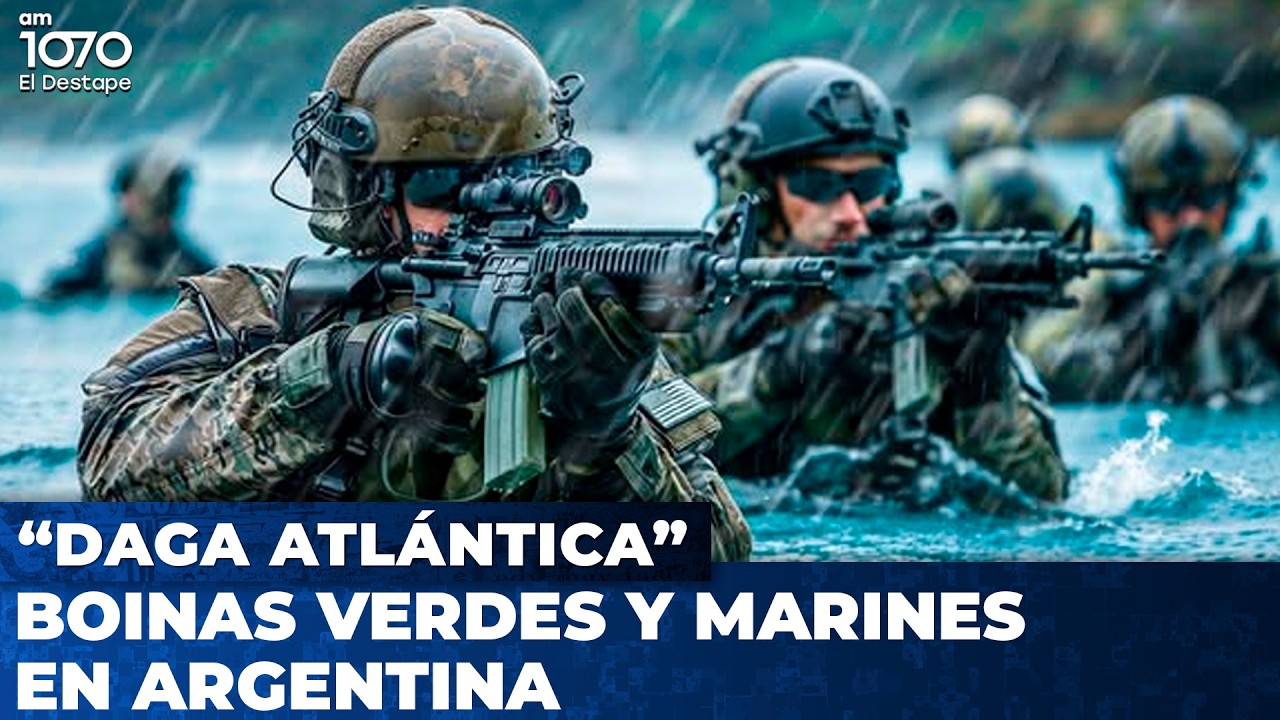 DAGA ATLÁNTICA: El ejercicio militar conjunto entre Argentina y EEUU “más importante de la historia”