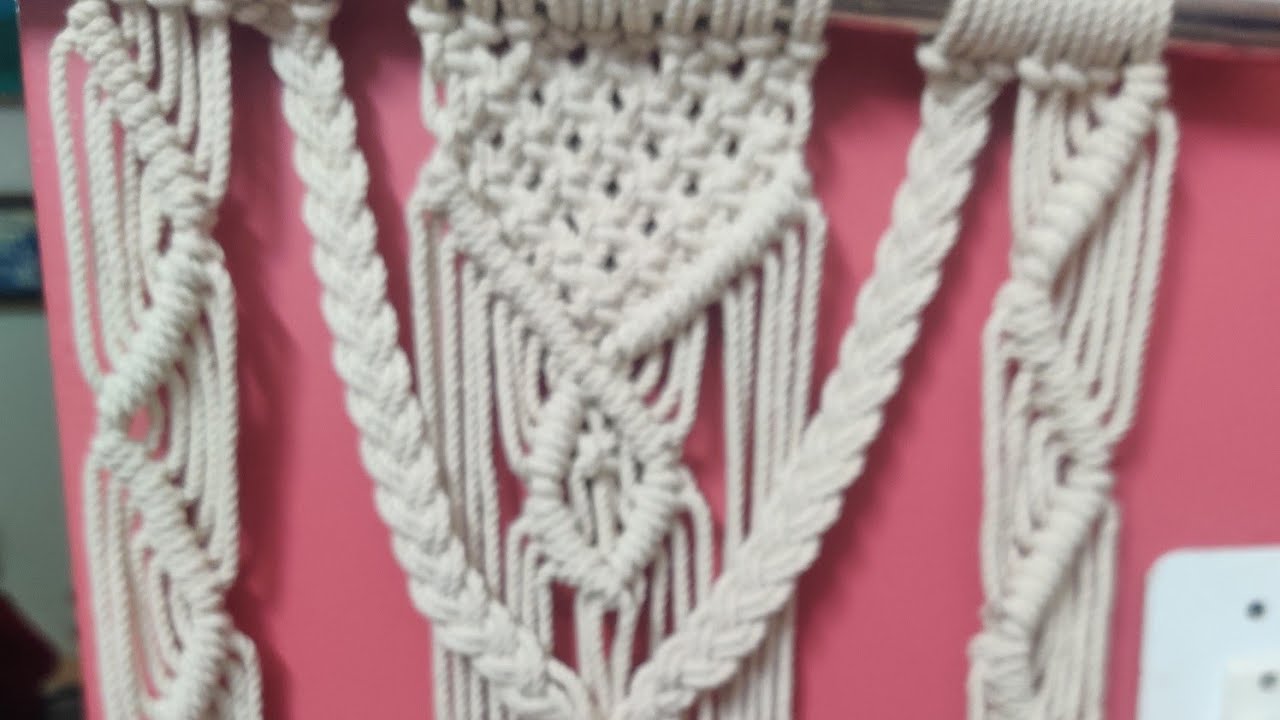 Macrame wall hanging  part 2