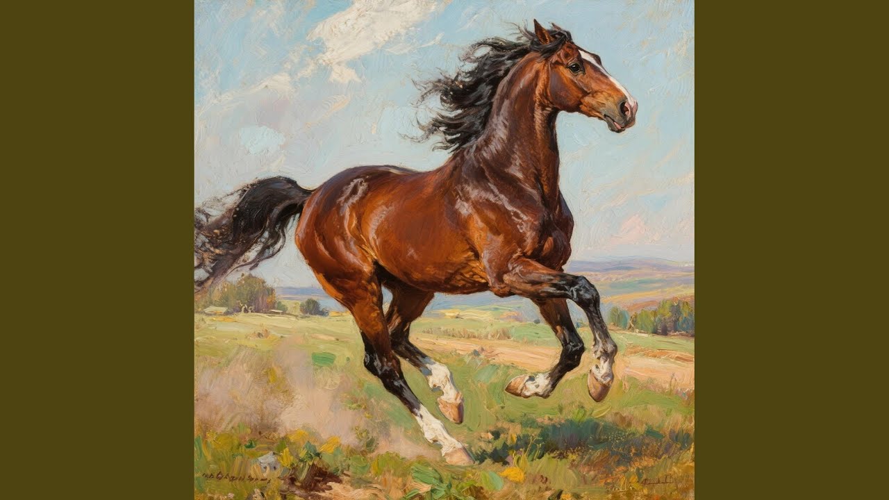 Stallion Horse Run