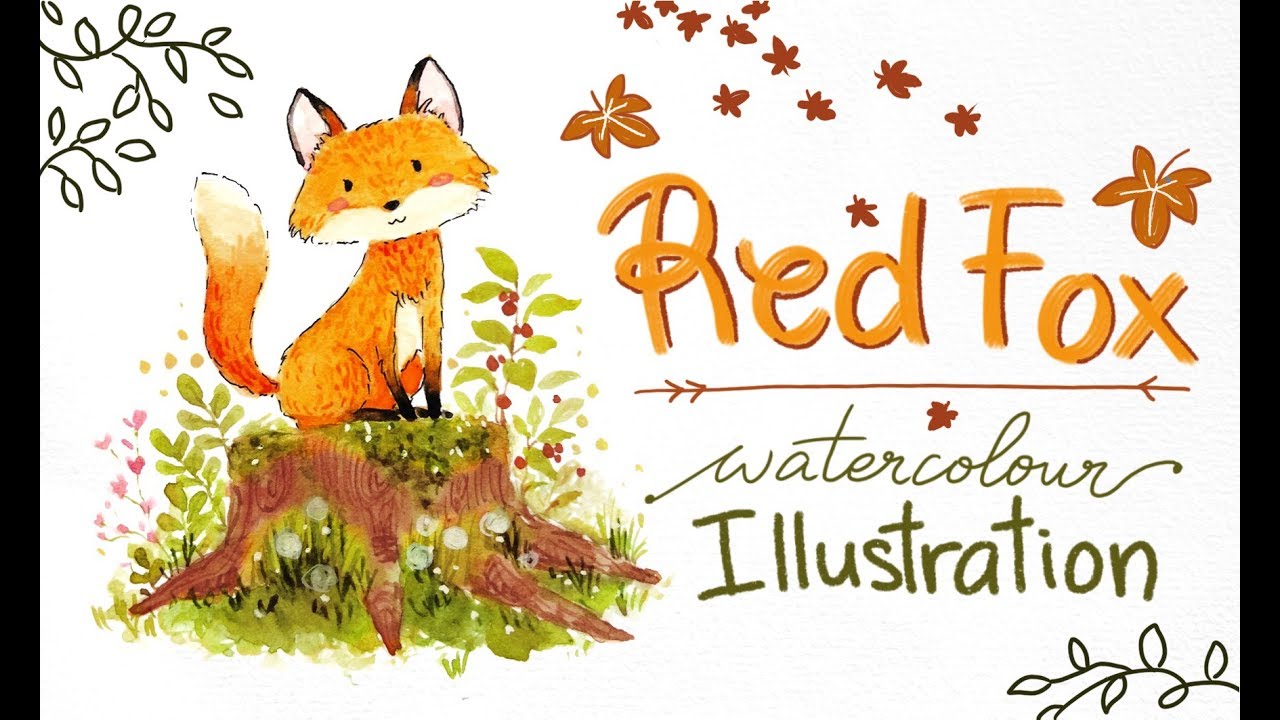 Red Fox: Watercolor Tutorial