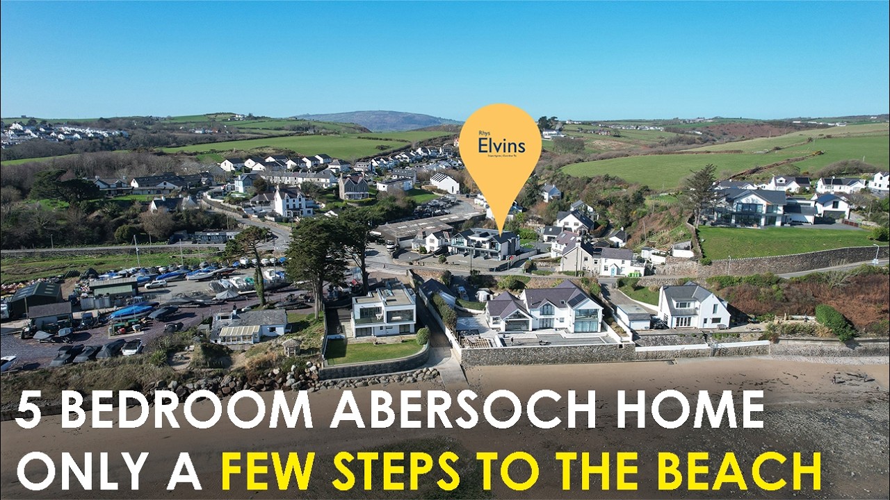 5 BEDROOM MODERN COASTAL HOME IN ABERSOCH, ONLY A FEW STEPS TO THE BEACH