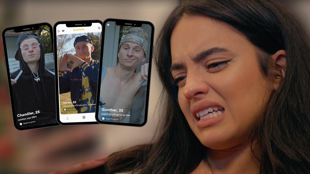 Swiping thru Bumble in your hometown