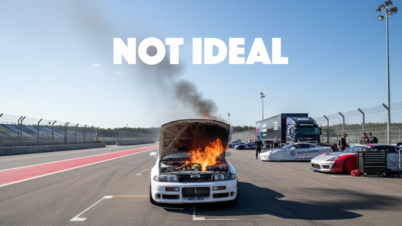First tests of 500HP Nissan Skyline - TURBO BLOWN?
