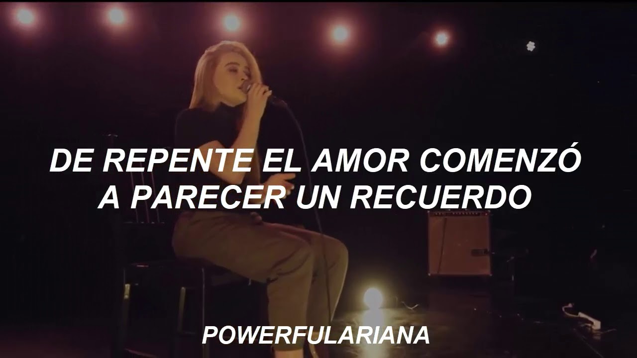 Sabrina Carpenter - Run and Hide (ESPAÑOL / LIVE)