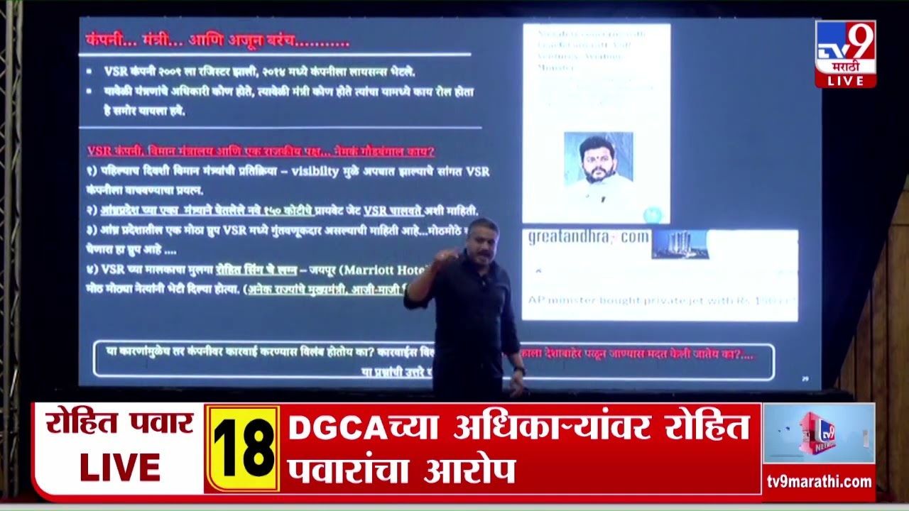Rohit Pawar | सत्तेतील बरेचसे लोक VSR च्या मालकाच्या जवळचे, कंपनीला वाचवण्याची धडपड सुरू आहे का?