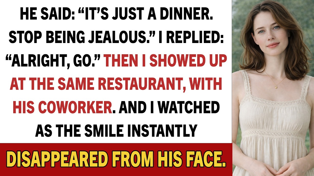 He Said: “It’s Just A Dinner. Stop Being Jealous.” I Replied: “Alright, Go.”...