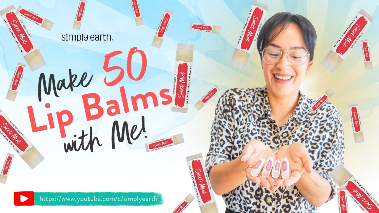 DIY Lip Balm Kit: Craft Your Own Natural Lip Care | Make 50 Natural Lip Balms Free Recipe