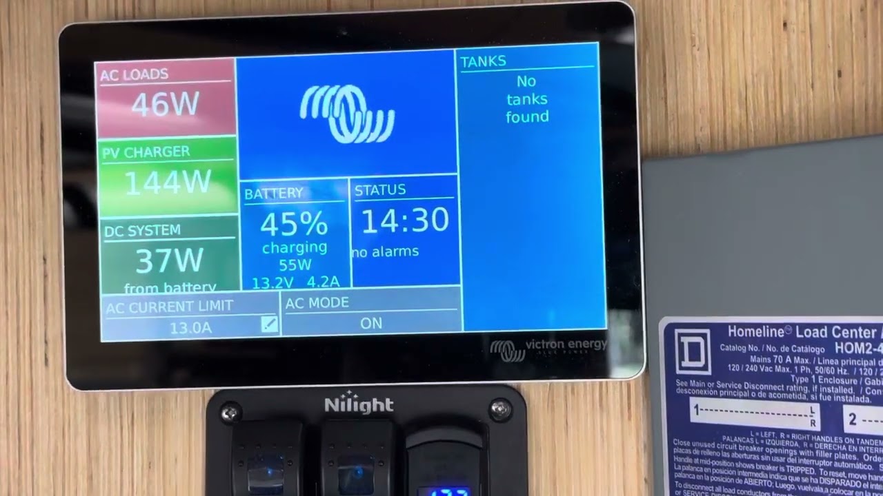 Victron Energy GUI V1: Using and Understanding Your Cerbo GX Touchscreen