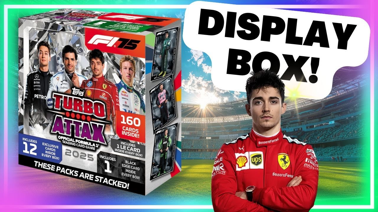 KOMPLETTE DISPLAY BOX !! 😱🔥 TOPPS F1 TURBO ATTAX 2025