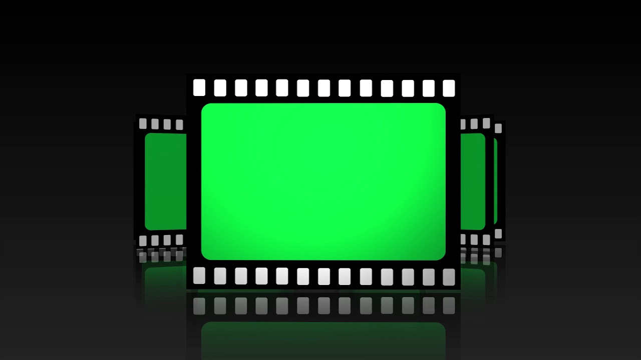Film Strip Wedding Frame Green Screen HD | Animated Background Video Effect for Wedding Invitations