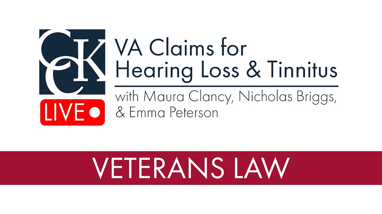 VA Claims for Hearing Loss & Tinnitus