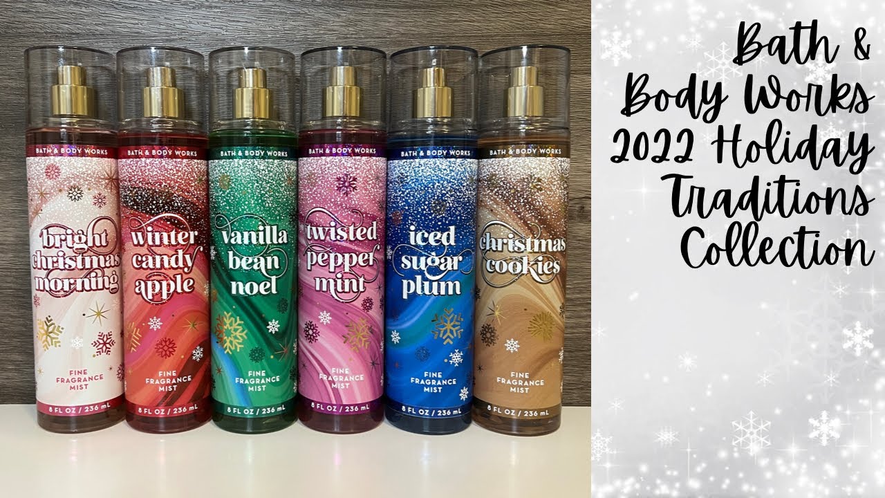 Bath & Body Works Holiday Traditions 🎄Collection (feat. Iced Sugar Plum & Bright Christmas Morning)