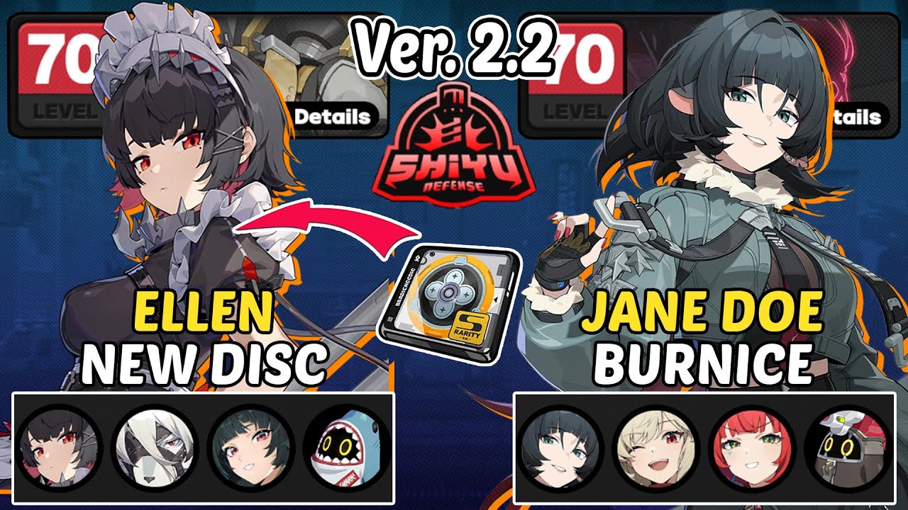 Ellen New Drive Disc Set & Jane Doe - Shiyu Defense 6-7 | Zenless Zone Zero 2.2