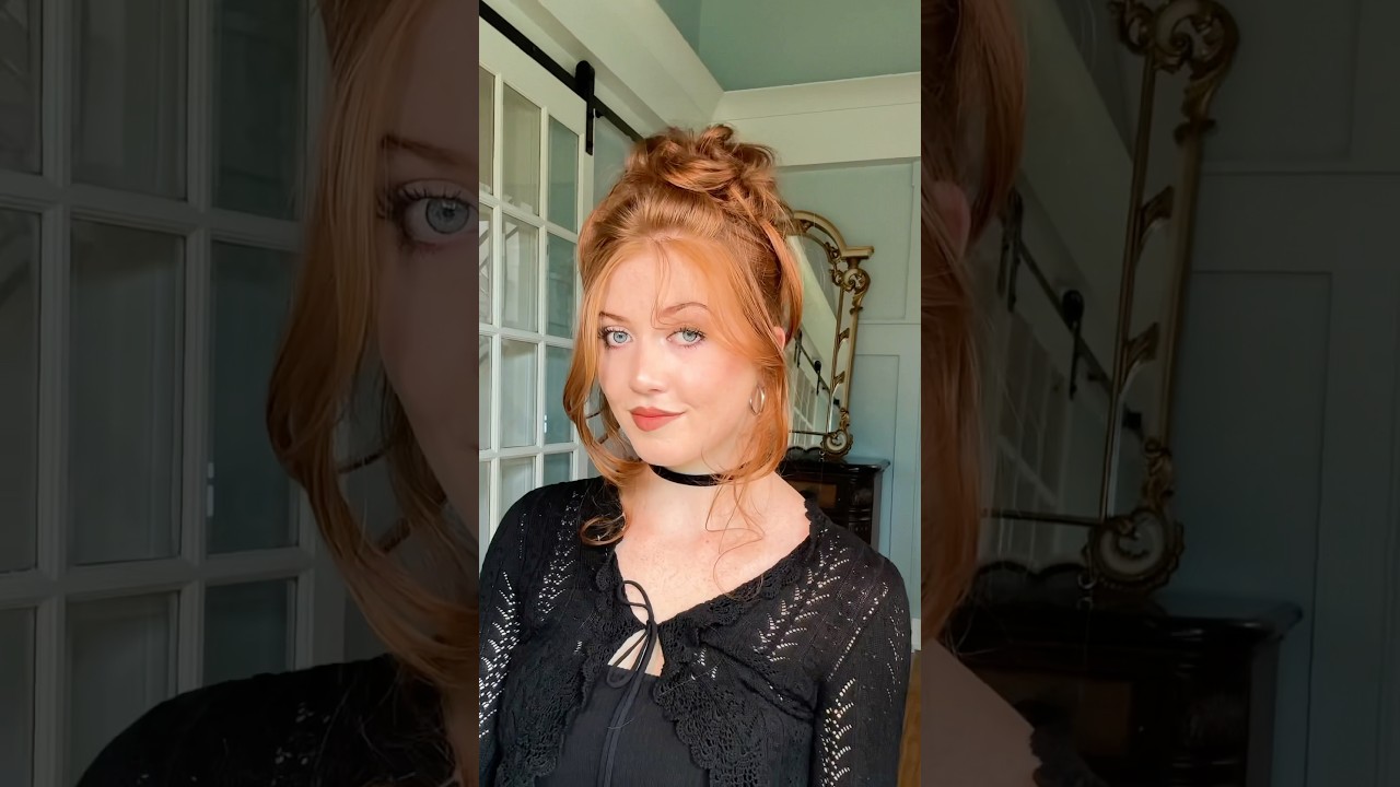 90&rsquo;s messy bun updo! Pamela Anderson inspired hair #hairstyle #hair #90s