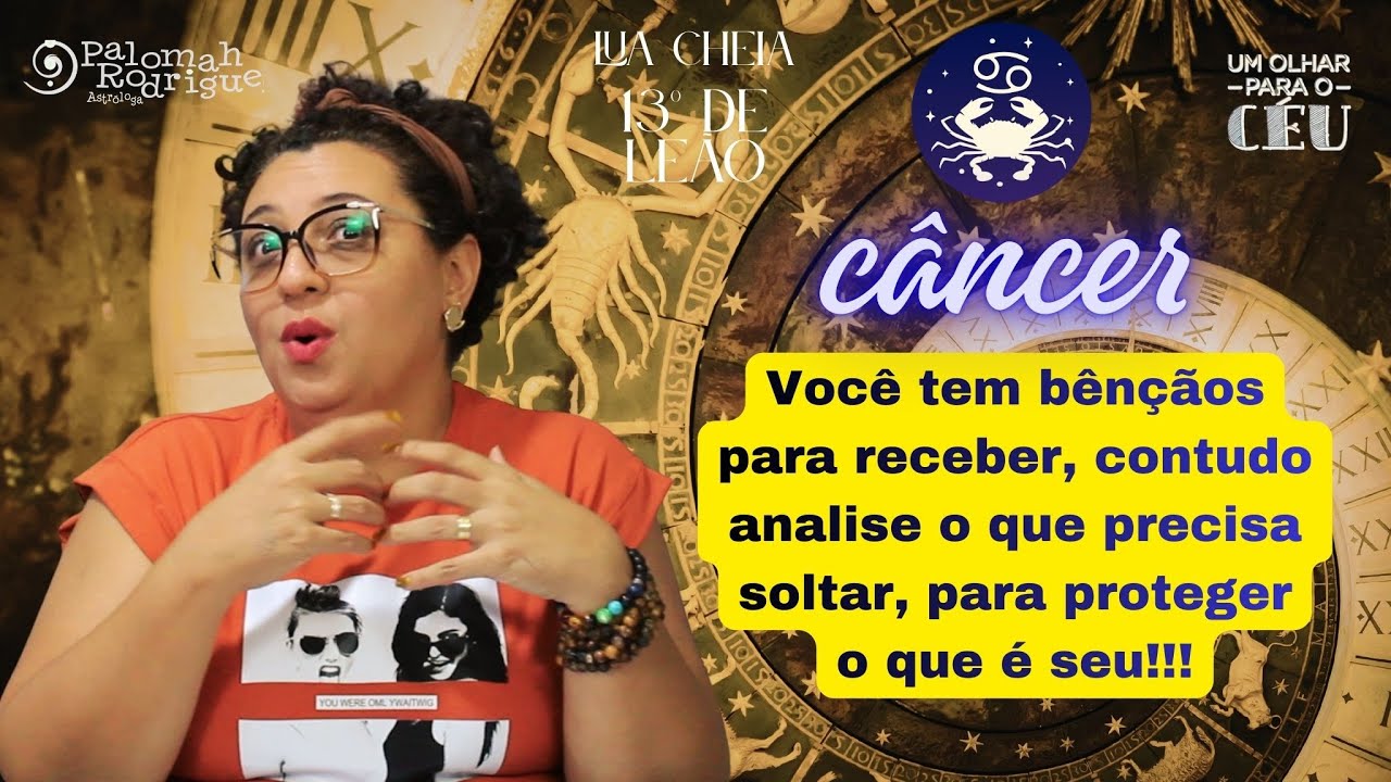 Um Olhar para o Céu - Previsão para Câncer ♋ -  Lua Cheia 🌖 de 01/02!