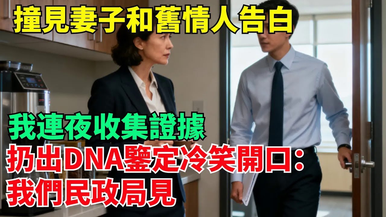 撞見妻子和舊情人告白，我收集證據，扔出DNA鑒定：我們民政局見【清風與你】#激情故事#大彬情感#夢雅故事#小說#爽文