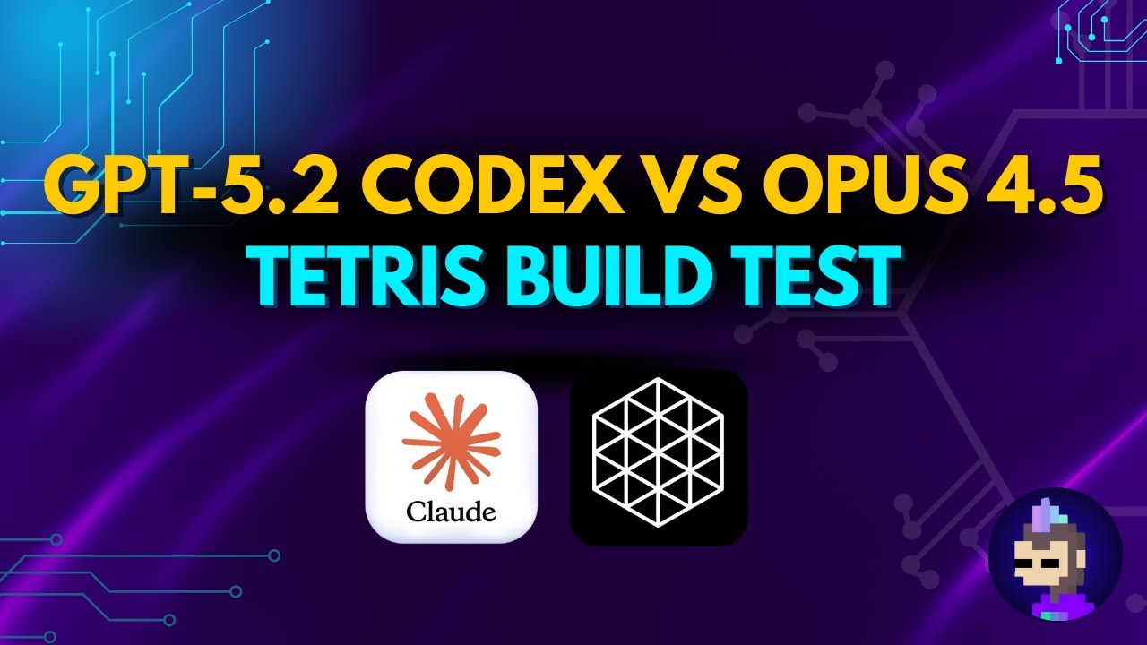 GPT-5.2-Codex против Opus 4.5: Тест сборки Tetris (специалист против универсала)