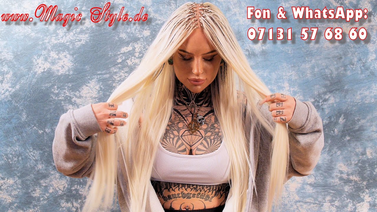 Schneekönigin Johanna: Neuer Winterlook, superlange, weiße Haare! Haarverlängerung ohne Reue!